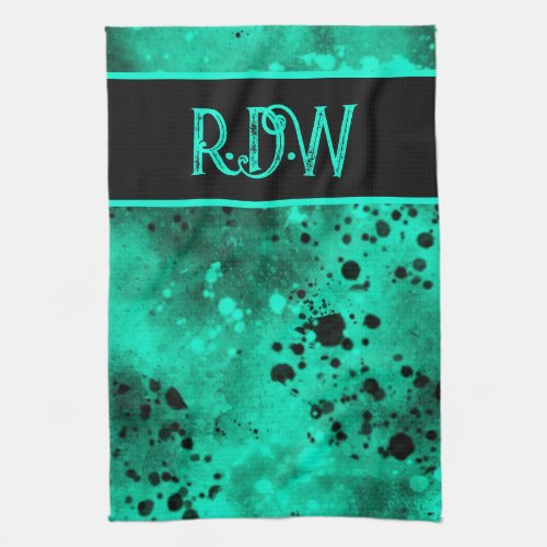 Fun spray paint effect  Tea Towel 