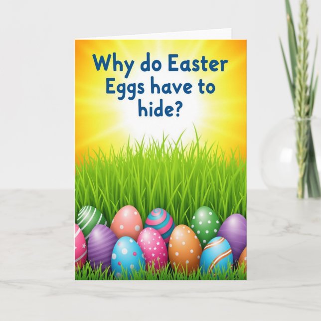 Fun Spring Question Card (Front)