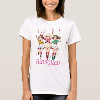 Fun Squad Women White T-Shirt