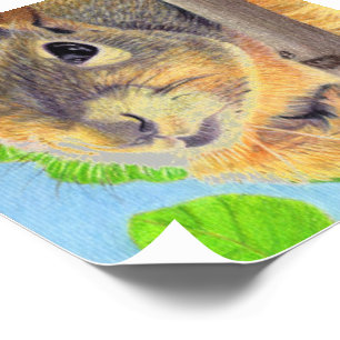 Fun Squirrel in Tree Temporary Tattoos