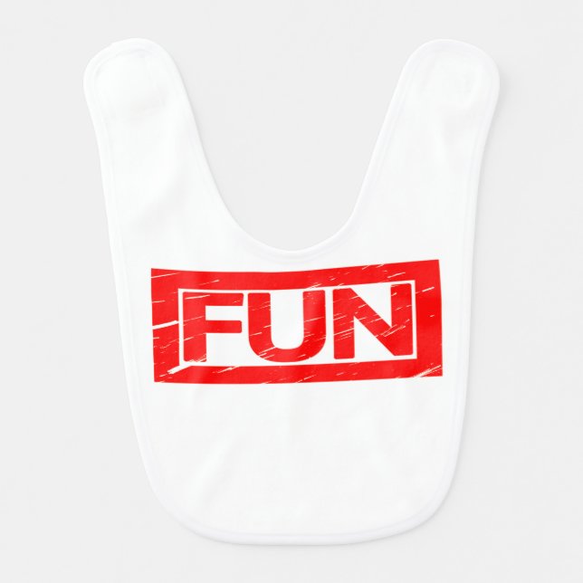 Fun Stamp Baby Bib (Front)