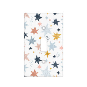 Fun Star Pattern Light Switch Cover