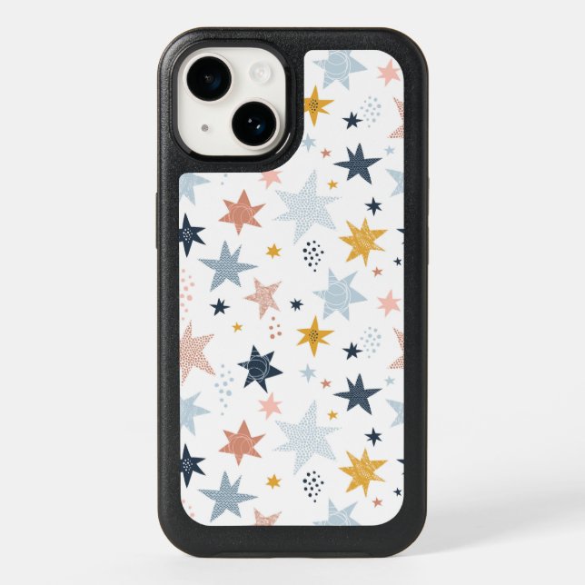 Fun Star Pattern Otterbox iPhone Case (Back)