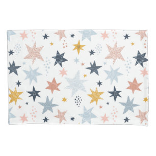 Fun Star Pattern Pillow Case