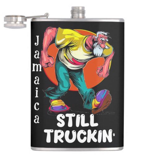 Fun Still Truckin Flask