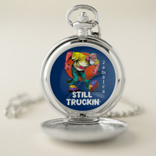 Fun Still Truckin' Pocket Watch