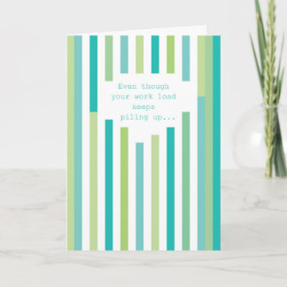 Fun Stripes Administrative Professionals Day Card