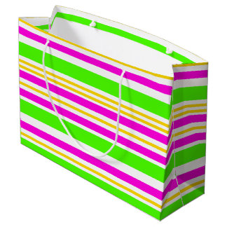 Fun Stripes Large Gift Bag