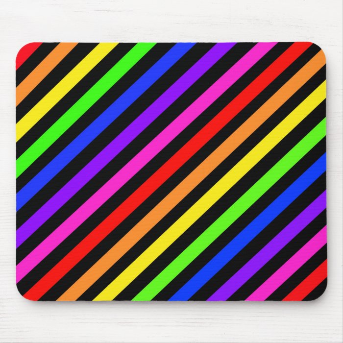 Fun Stripes Mouse Pads