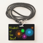 [ Thumbnail: Fun "Student of The Day!" Badge ]