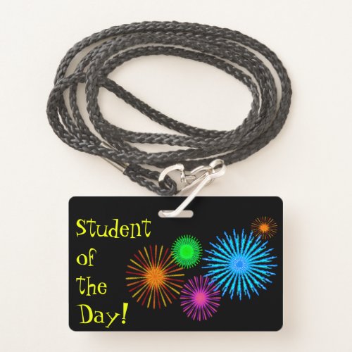 Fun Student of the Day Badge