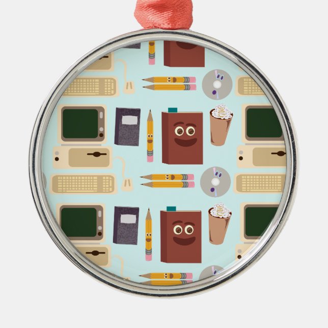 Fun Stuff Writers Metal Ornament (Front)