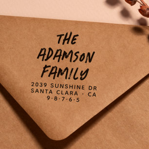 Fun Stylish Handwritten Name Modern Return Address Self-inking Stamp