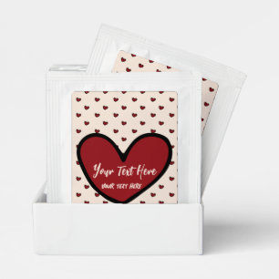 Fun Stylist Sweet Heart Party Supplies Template Tea Bag Drink Mix