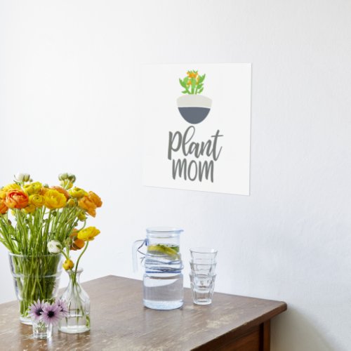 Fun Succulent Kalanchoe Plant Mom Design Foil Prints
