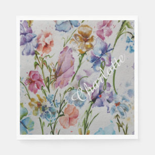 Fun Summer Backyard Party Napkins