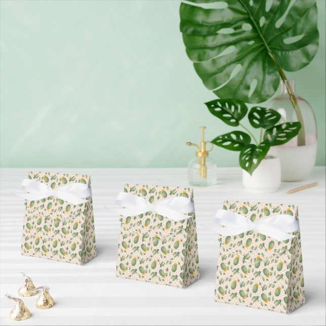 Fun Summer Cactus  Favor Boxes (Multiple)