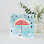 Fun Summer Fresh Melon Fruit Rain (Standing Front)