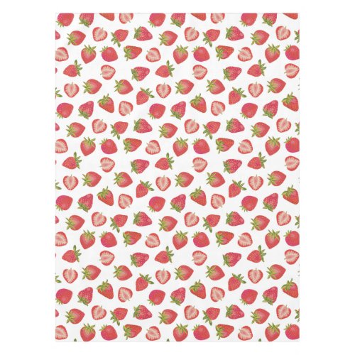 Fun summer strawberry pattern tablecloth