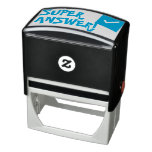 [ Thumbnail: Fun "Super Answer!" Educator Rubber Stamp ]