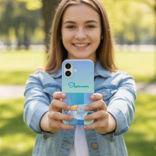 Fun Surfer girl iPhone Case