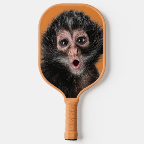 Fun Surprised Monkey with Two Expressions  Pickleball Paddle