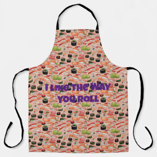 Fun sushi, nigiri, maki, Japanese theme Apron