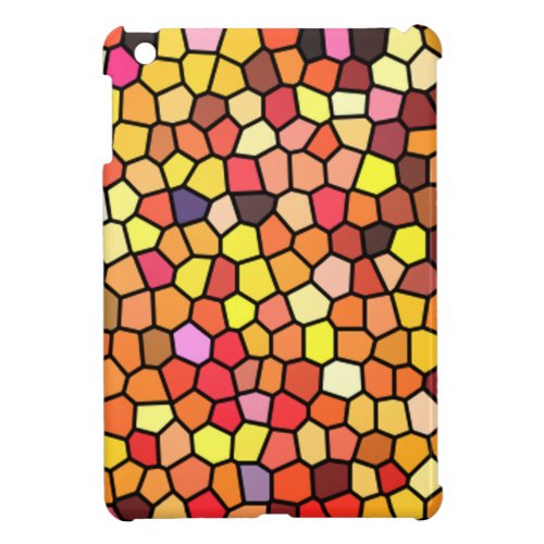 Fun Sweety Mosaic Print by LeahG funky trend iPad Mini Cover