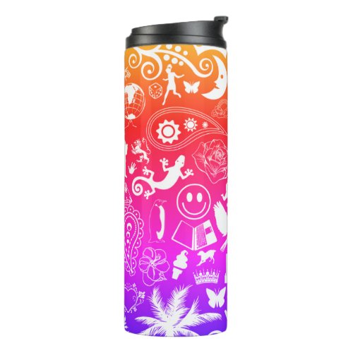 FUN SYMBOLS AND ICONS Thermal Tumbler