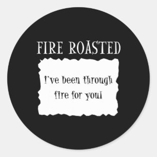 Fun Taco Sauce Group Halloween Costume Hot Fire Ro Classic Round Sticker