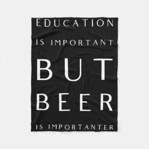 Fun Teacher Drinking Craft Beer Lover Accessories Fleece Blanket