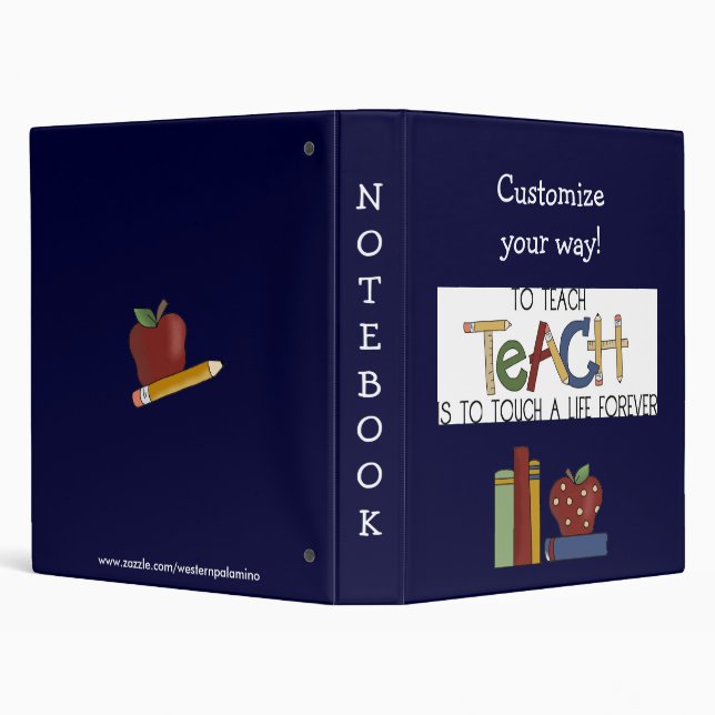 Fun Teacher's Notebook Avery Binder (Background)