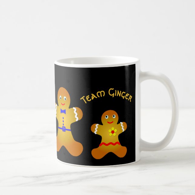 Fun 'Team Ginger' For Lucky Ginger Heads Coffee Mug (Right)