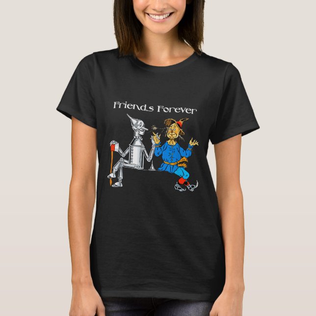 Fun Tee Shirt Friends Forever Wizard Of Oz Ecrow  (Front)