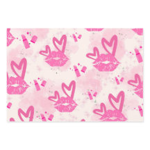 Fun Teen and Girl Party Wrapping Paper Sheets