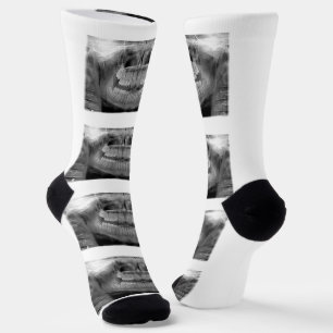 Fun Teeth Radiograph Socks