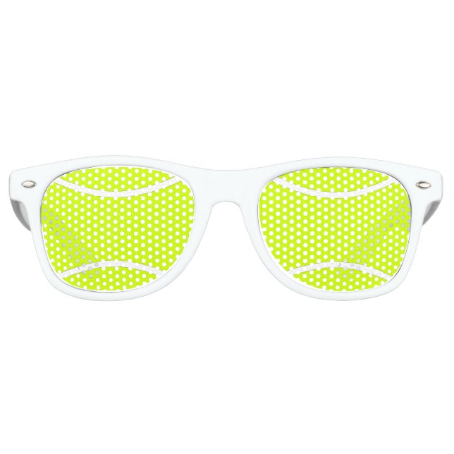 Fun Tennis Player Party Shades Sunglasses (Front)