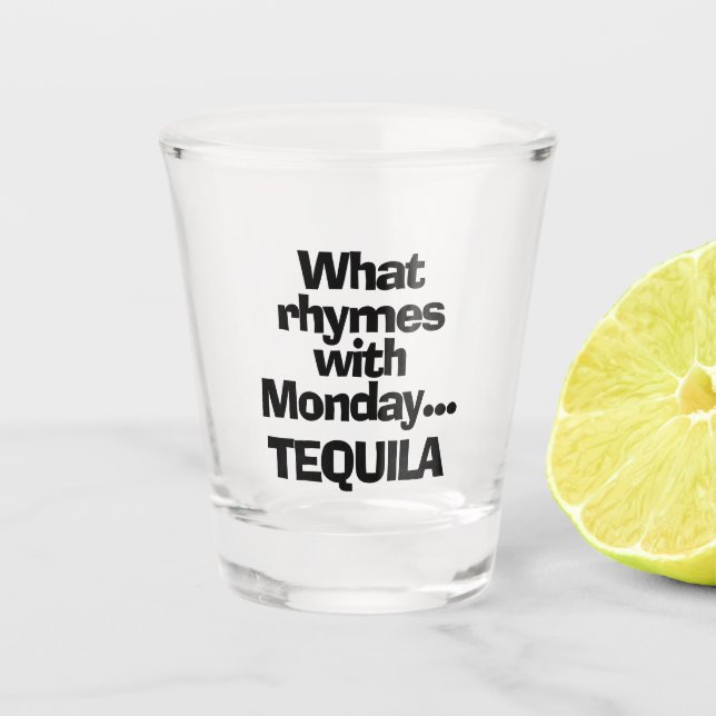 Fun Tequila Shot Glass (Front)