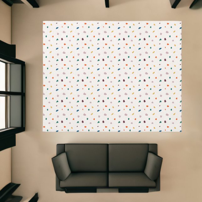 Fun Terrazzo Colourful Print Nursery Rug (Insitu (Indoor 1))