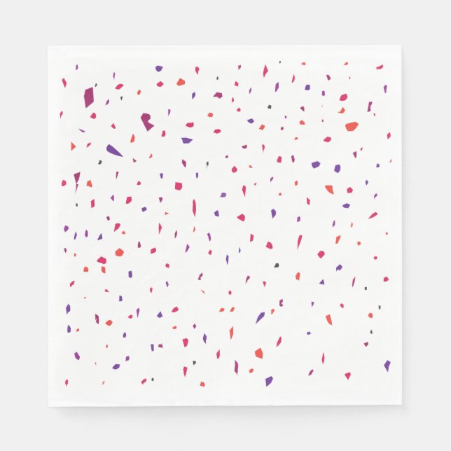Fun  Terrazzo Pieces Napkins (Front)
