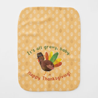 Fun Thanksgiving Bup Cloth for Baby