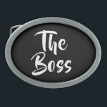 FUN, THE BOSS  BELT BUCKLE<br><div class="desc">An ideal gift for your boss or a fun gift for your partner.</div>