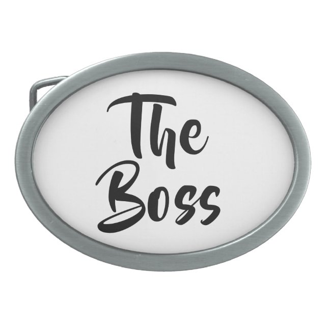 FUN, THE BOSS  BELT BUCKLE (Front)