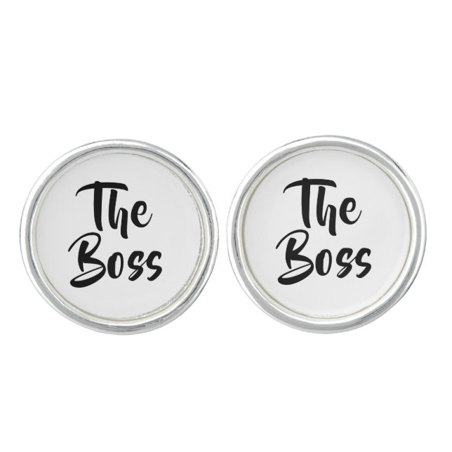 FUN, THE BOSS CUFFLINKS (Front)