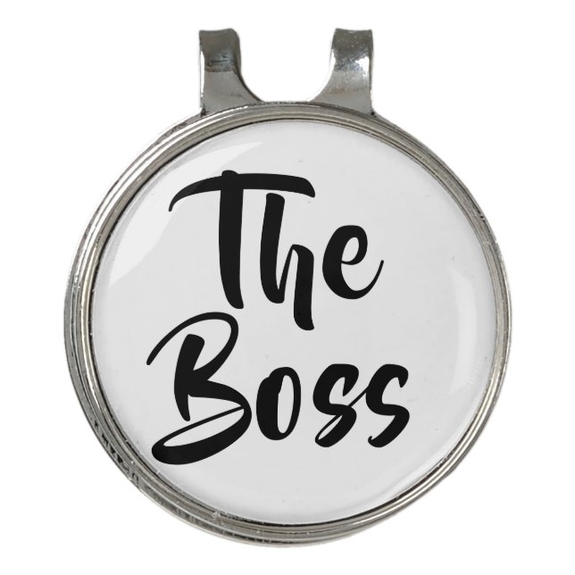 FUN, THE BOSS  GOLF HAT CLIP (Front)