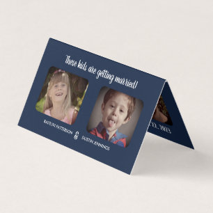 Fun "These Kids" Photo Save The Date Card