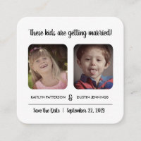 Fun "These Kids" Photo Save The Date