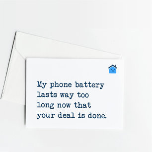 Fun Thinking of You Just Because Realtor Card