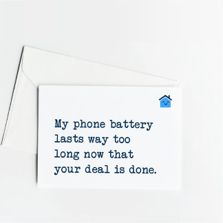 Fun Thinking of You Just Because Realtor Card