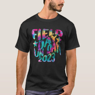 Fun Tie Dye School Field Day 2023 celebrate Field  T-Shirt